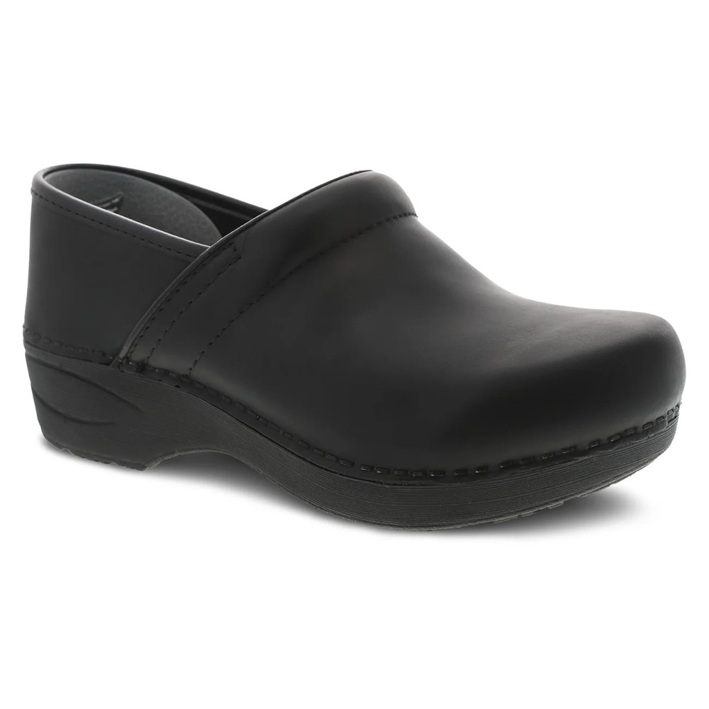 Dansko Wide XP 2.0 Waterproof Leather Black Women's Clogs EU 39 NWOB